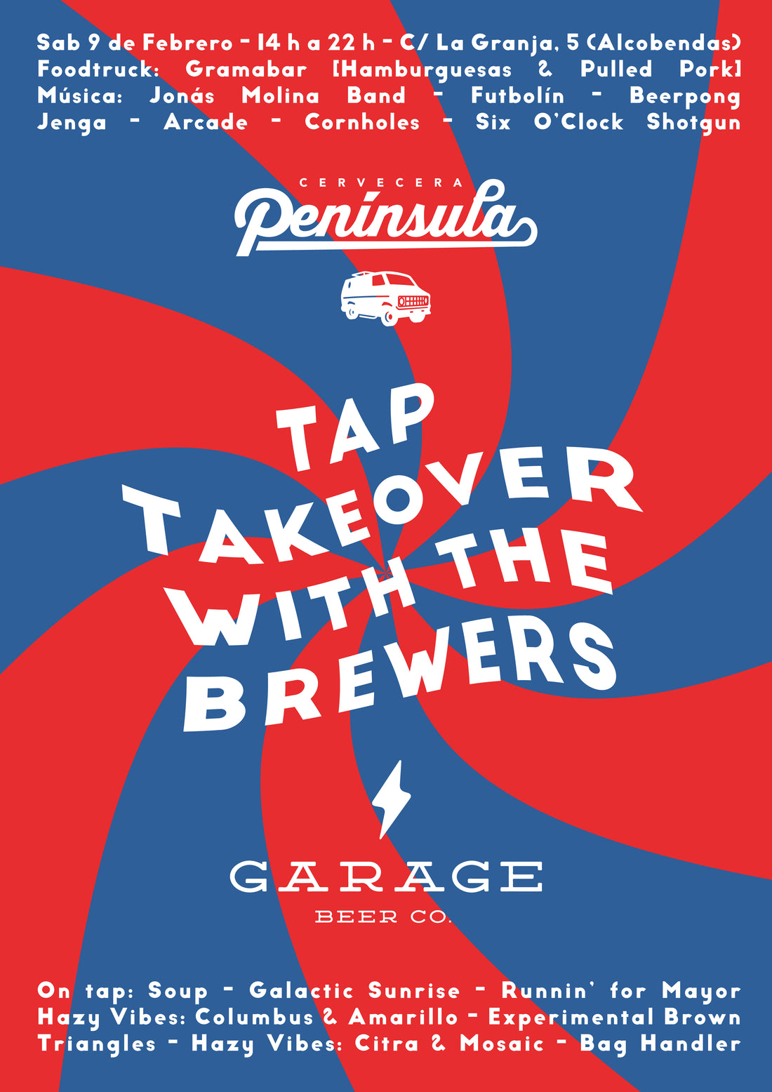 Colaboración + Tap Takeover with the Brewers Feat. Garage Beer Co. ⚡