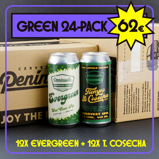 Península [SOLO HOY] Green 24-Pack - Península