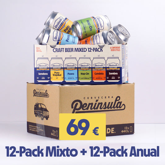 12-Pack Mixto + 12-Pack Anual